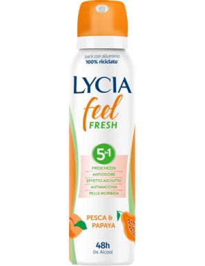 LYCIA DEO SPRAY FEEL FRESH PESCA & PAPAYA ML.150