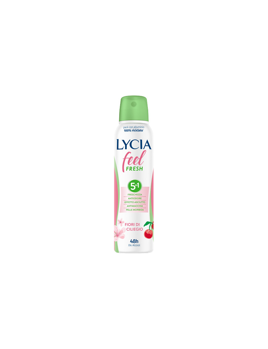 LYCIA DEO SPRAY FEEL FRESH FIORI DI CILIEGIO ML.150