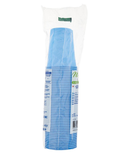 CLENDY BICCHIERI AZZURRI ML200 X50PZ. RIUTILIZZABILI