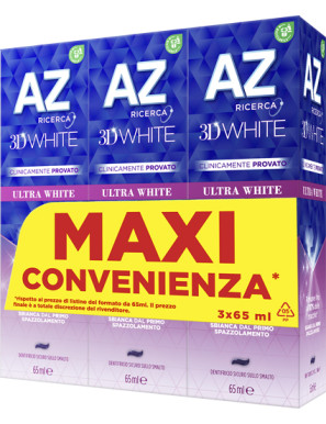 AZ DENT.3D ULTRA WHITE ML.65X3 (TRIPACCO)