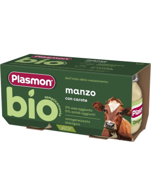 PLASMON BIO OMO MANZO G.80X2
