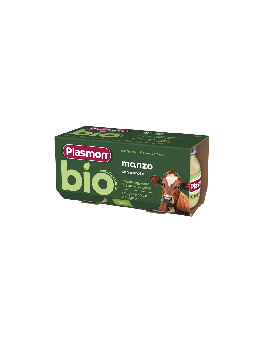 PLASMON BIO OMO MANZO G.80X2