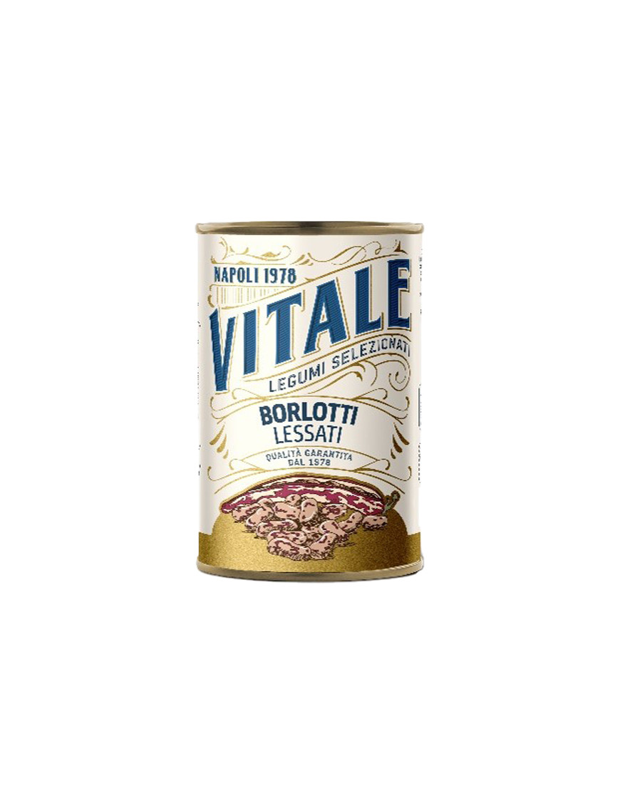 VITALE FAGIOLI BORLOTTI G.400 LATTA