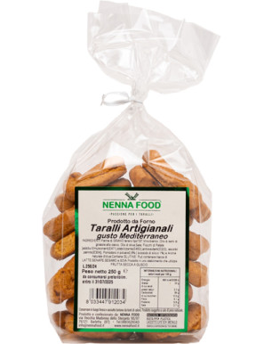 NENNA FOOD TARALLI ARTIGIANALI GUSTO MEDITERRANEO G.250