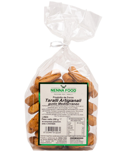 NENNA FOOD TARALLI ARTIGIANALI GUSTO MEDITERRANEO G.250