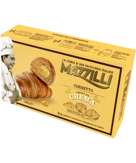 MAZZILLI CORNETTI CREMA PR/FORNO X 4 GR 340