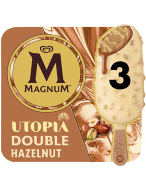 ALGIDA MAGNUM DOUBLE HAZELNUTX3 G.211,5