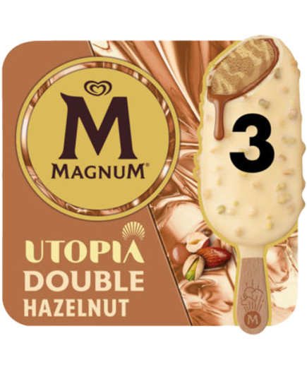 ALGIDA MAGNUM DOUBLE HAZELNUTX3 G.211,5