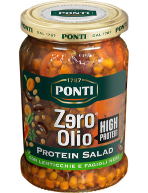 PONTI PROTEIN SALAD LENTICCHIE FAGIOLI NERI G.300 ZERO OLIO