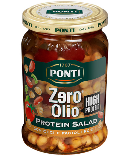 PONTI PROTEIN SALAD CECI E FAGIOLI G.285 ZERO OLIO