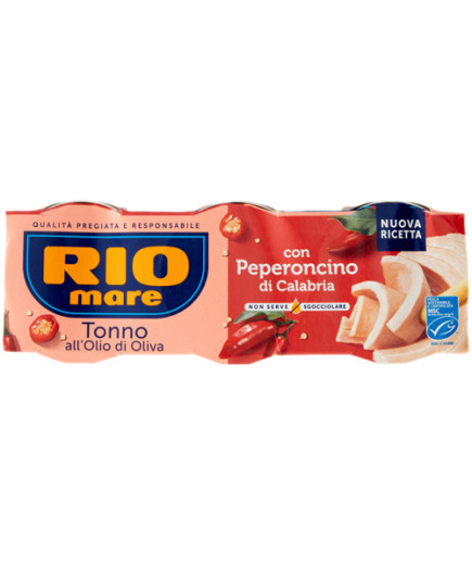 RIO MARE TONNO O.O PICCANTE G.65X3