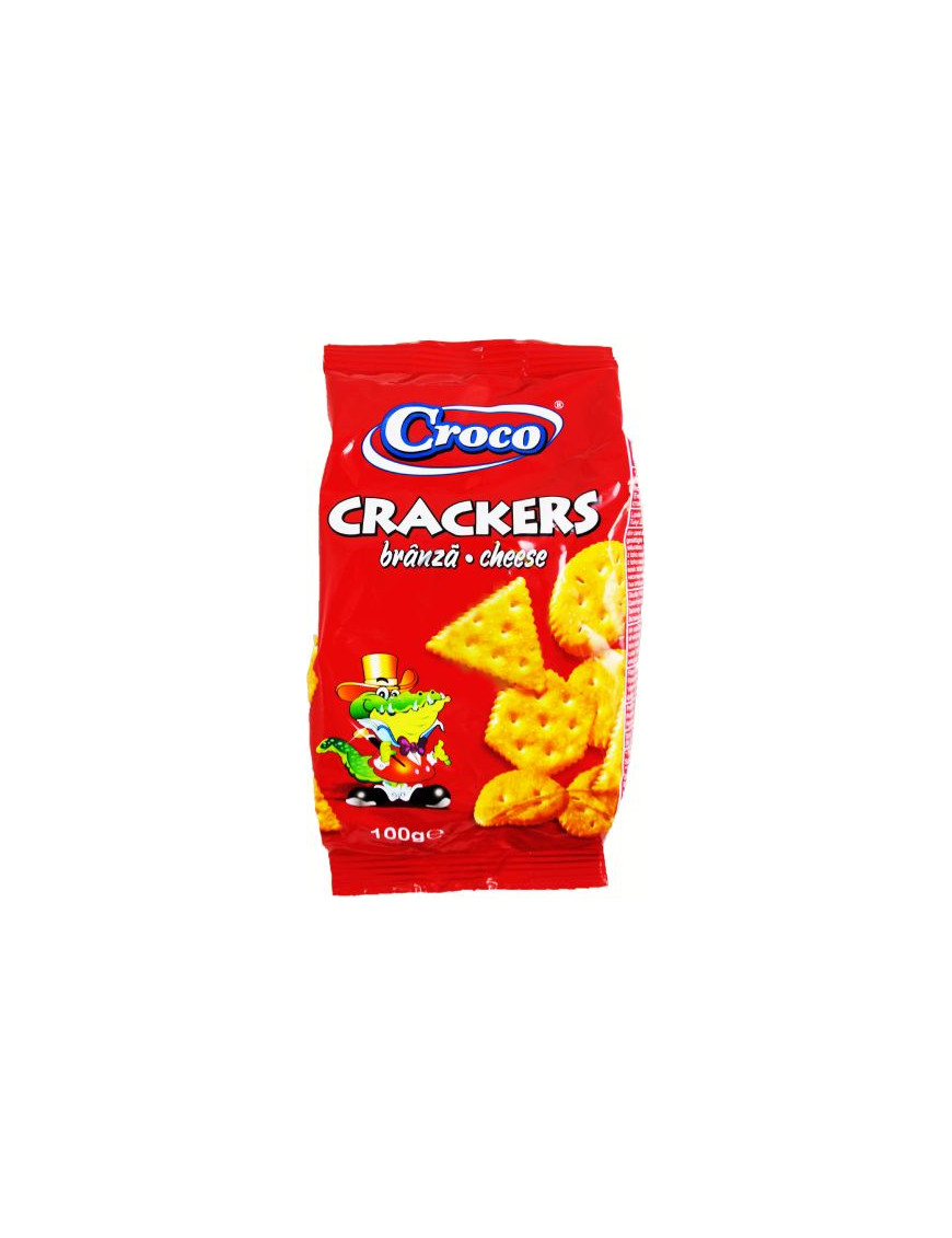 CROCO CRACKERS FORMAGGIO  G.100