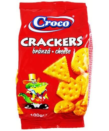 CROCO CRACKERS FORMAGGIO  G.100