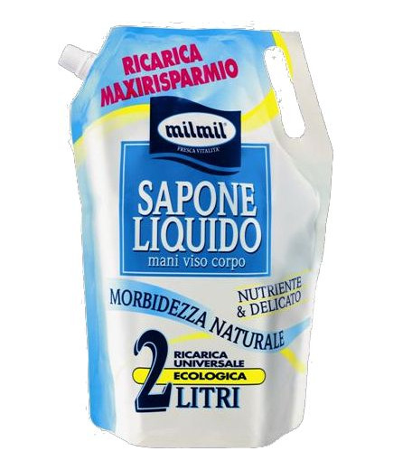 Mil Mil Sapone Liquidido Busta Maxi lt.2