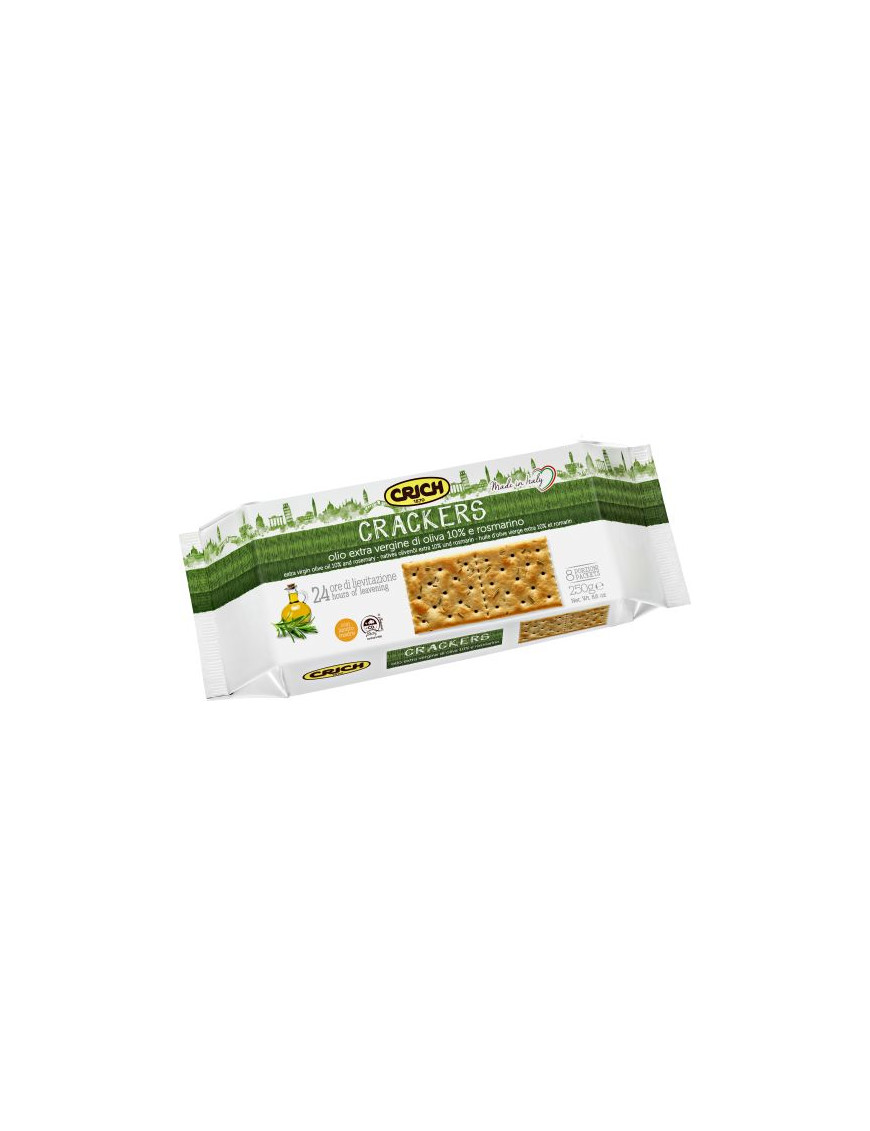 CRICH CRACKERS OLIO EXTRAVERG.& ROSMARINO G.250