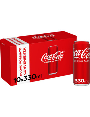 COCA COLA LATTINA SLEEK CL.33 X10