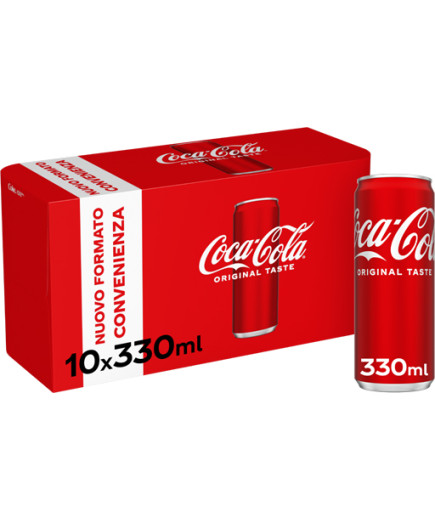 COCA COLA LATTINA SLEEK CL.33 X10