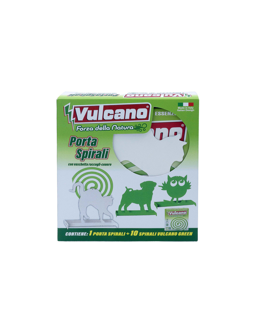VULCANO SPIRALI GREEN CONPORTASPIRALI RACCOGLICENEREX10