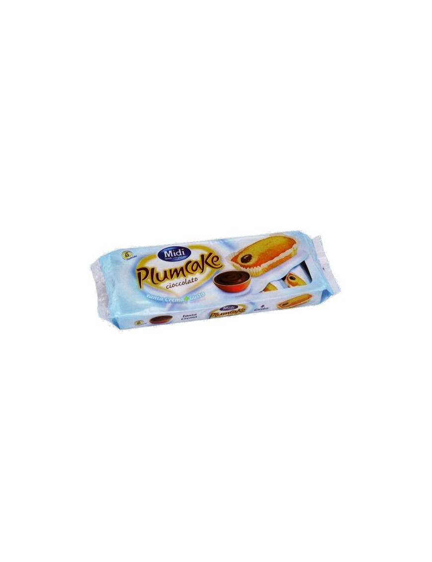 Midi Plumcake Cioccolato gr.252 (6Pz) Vasch.