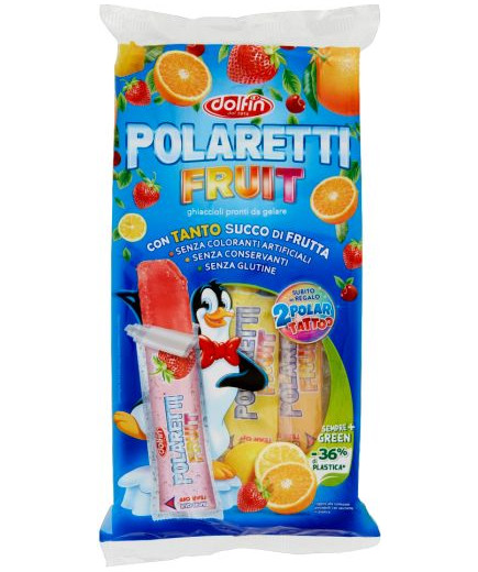 POLARETTI FRUIT BOYS ML.42 X10 C/SORPRESA    -GREEN-