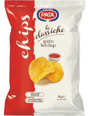 PATA PATATINA KETCHUP G.90 BUSTA METALLIZZATA