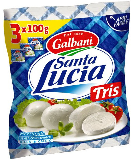 GALBANI MOZZARELLA SANTA LUCIA G.100X3
