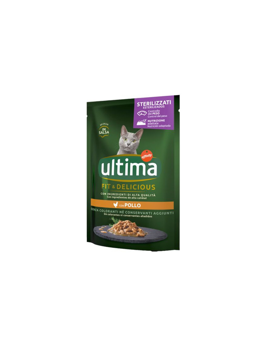 ULTIMA CAT WET STERILIZZATO POLLO GR.85