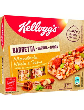 KELLOGG'S BARRETTA MANDORLE MIELE E SEMI G.32 X4