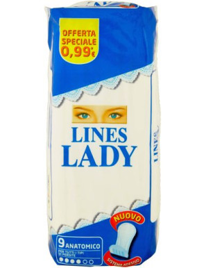 LINES LADY ANATOMICO X 9 NEW