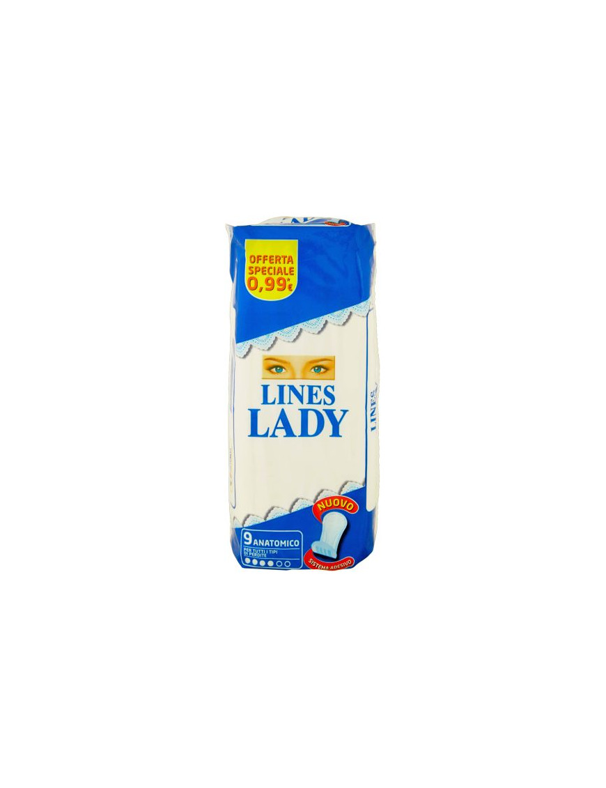 LINES LADY ANATOMICO X 9 NEW
