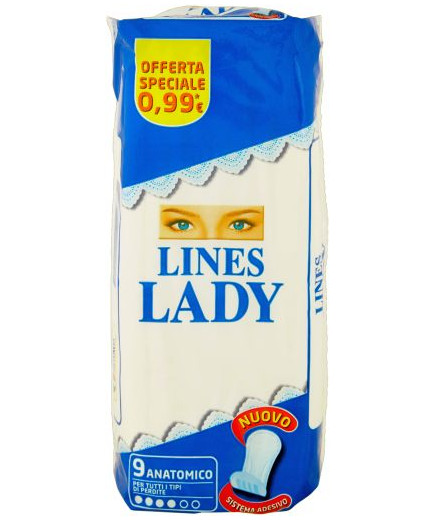 LINES LADY ANATOMICO X 9 NEW