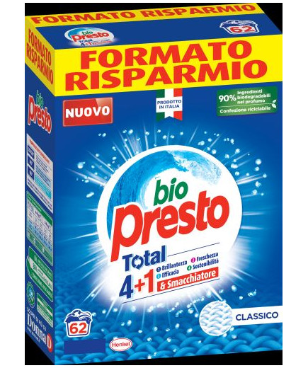 BIO PRESTO FUSTONE POLVERE 62 MISURINI