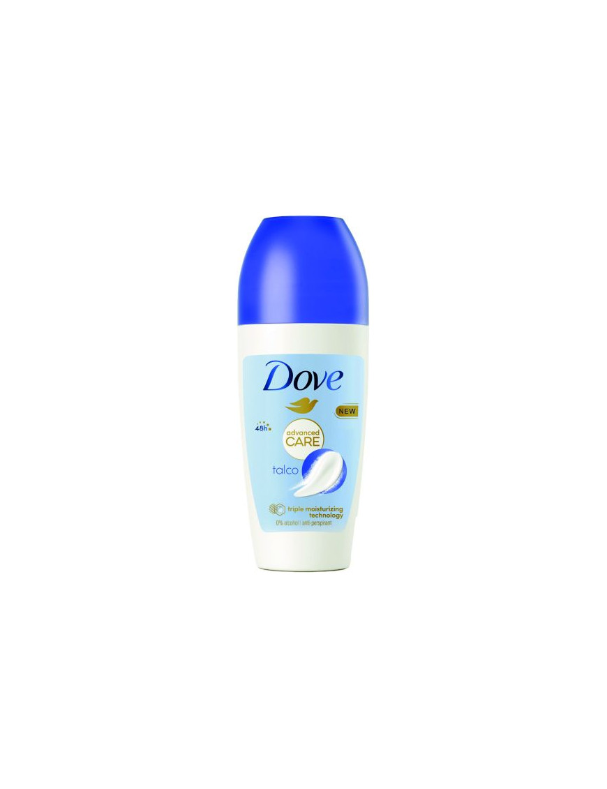 Dove Deo Roll-On Advanced Care Talco ml.50