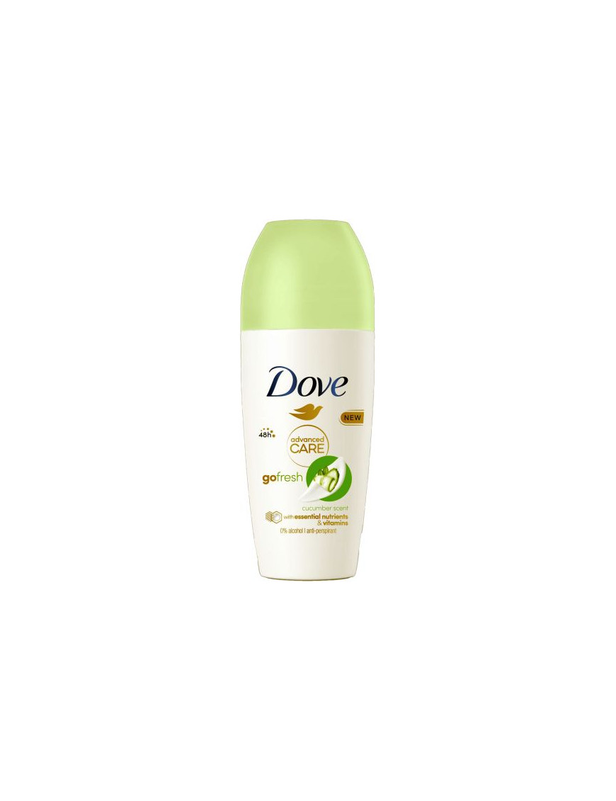 DOVE DEO ROLL-ON ADVANCED CARE  GO FRESH CUCUMBER ML.50
