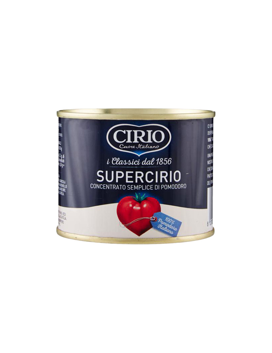 CIRIO SUPERCIRIO CONCENTRATO DI POMODORO GR.210 SCATOLA