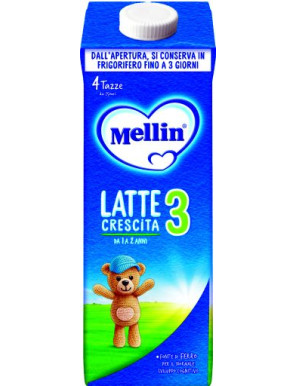 Mellin 3 Latte Crescita lt.1 Prisma Square 12-24 Mesi
