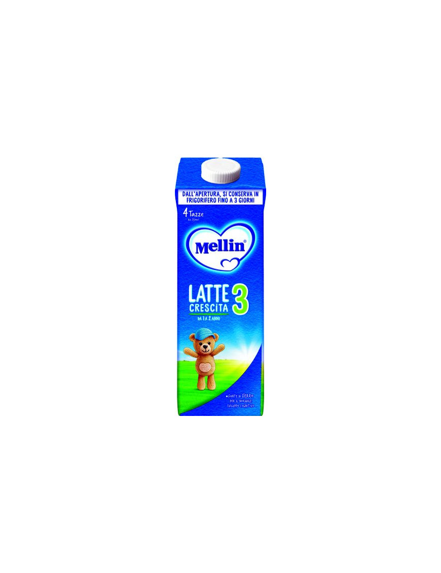 Mellin 3 Latte Crescita lt.1 Prisma Square 12-24 Mesi