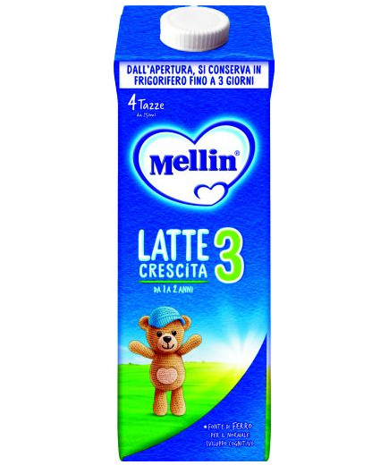 Mellin 3 Latte Crescita lt.1 Prisma Square 12-24 Mesi