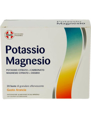 Matt Potassio E Magnesio 20 Buste gr.200