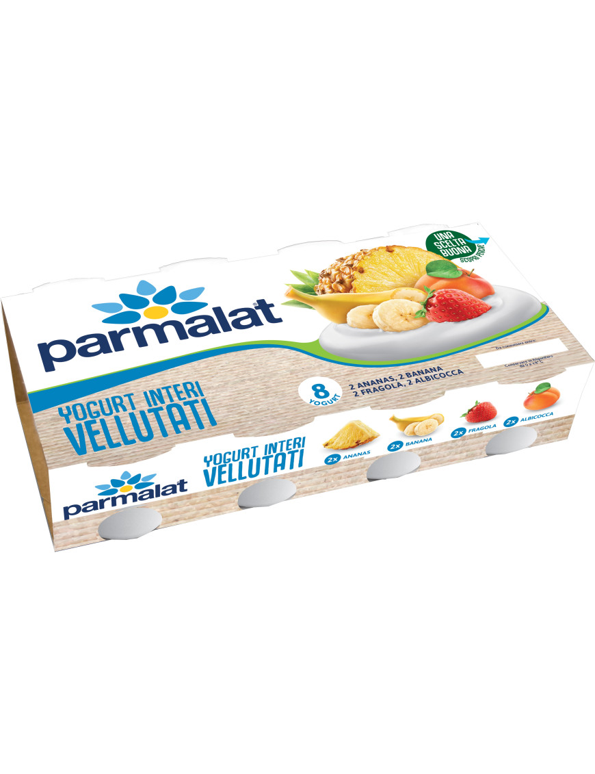 Parmalat Yogurt Intero Frutta Vellutato gr.125X8