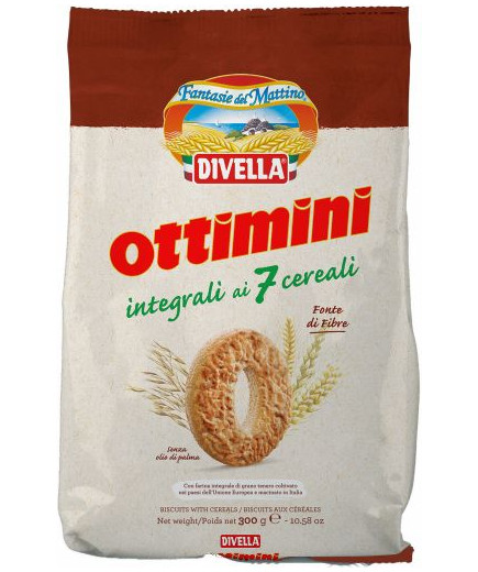 Divella Ottimini Croccanti gr.300 Integrali Ai 7 Cereali