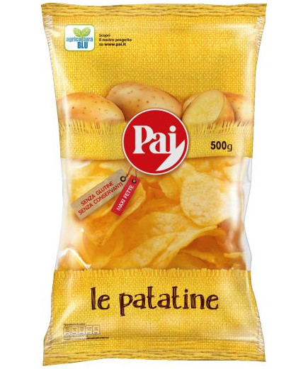 PAI CHIPS TRASPARENTI G.500