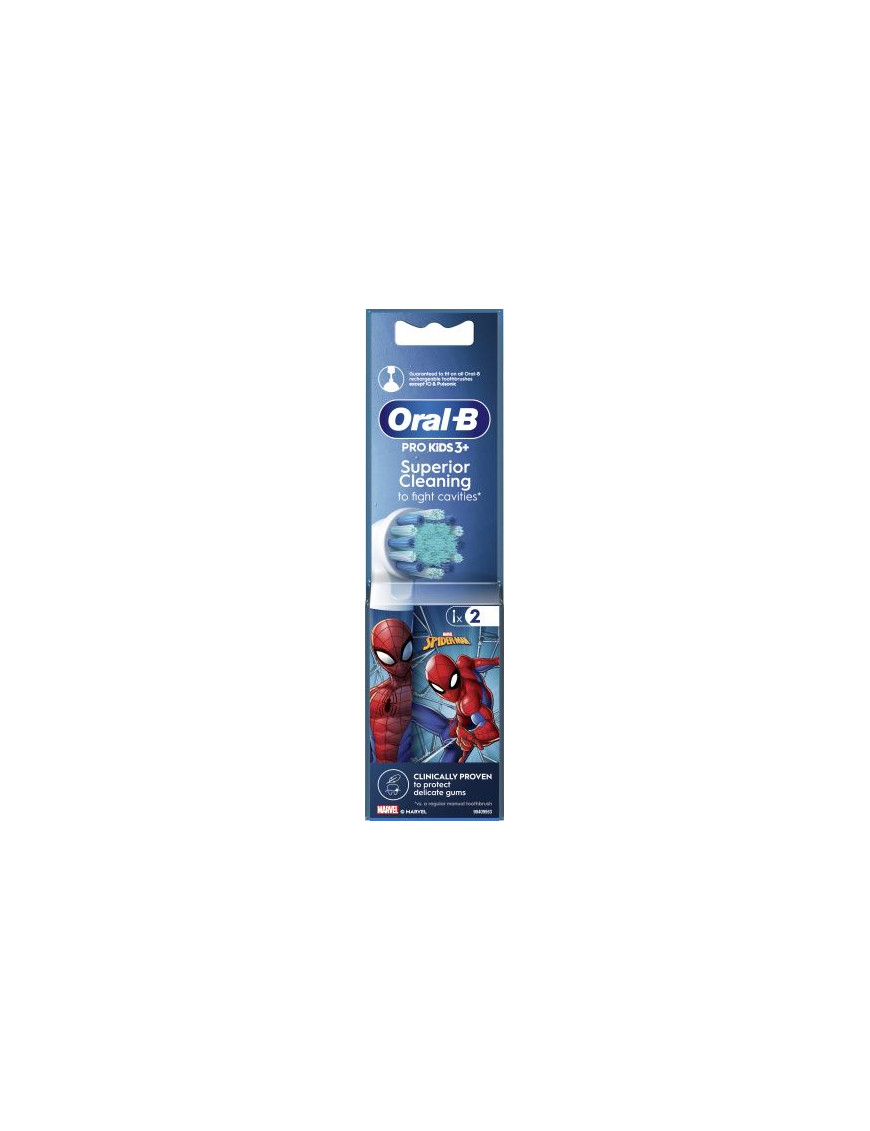 ORAL-B TESTINA POWER REFILL KIDS PZ.2 SPIDERMAN/FROZEN