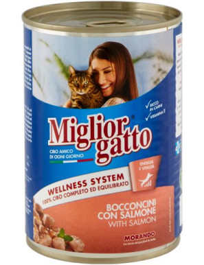 Morando Miglior Gatto Bocconi Salmone gr.400