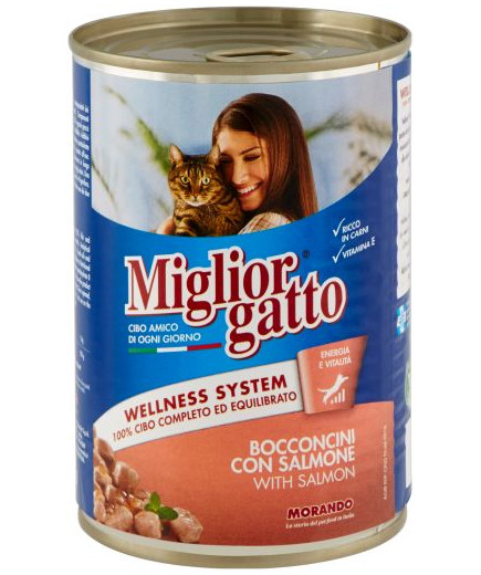 Morando Miglior Gatto Bocconi Salmone gr.400