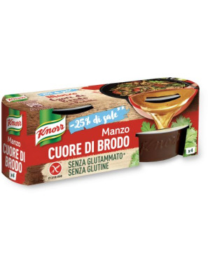 KNORR CUORE DI BRODO MANZO BASSO SALE G.112