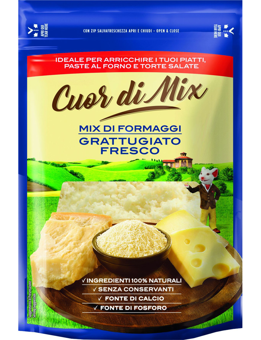 Parmareggio Cuor Di Mix Grattugiato gr.70