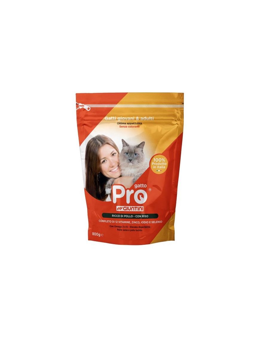 CRANCY PRO34 CROCCANTINI PREMIUM GATTO POLLO E RISO G.800