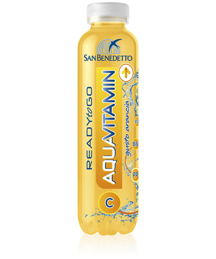 SAN BENEDETTO AQUAVITAMIN LT. 0,40 PET ARANCIA