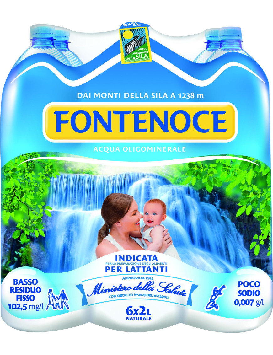 Fontenoce Acqua Naturale lt.2 Pet